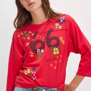 NWT MOTHER The Footballer Tee SOLD OUT